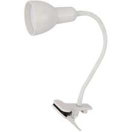 Φωτιστικό Γραφείου Με Κλιπ VK/04237/W/D Φ7x37cm Led 280lm 5W 5000K White VKLed