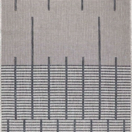 Χαλί Ψάθινο Magic 59001 Grey Fasilis 160X230cm