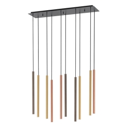 Φωτιστικό Οροφής - Ράγα Laser 490 10705 78x20x130cm 10xG9 10W Led Multi Nowodvorski