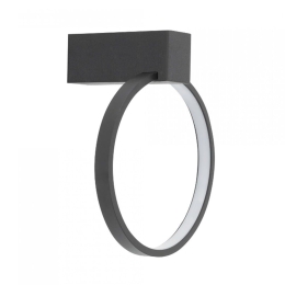 Φωτιστικό Τοίχου Circolo XS 10858 18x11x23cm Led 9W 4000K Black Nowodvorski