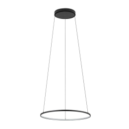 Φωτιστικό Οροφής Circolo S 10863 45x140cm Led 18W 4000K Black Nowodvorski