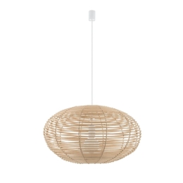 Φωτιστικό Οροφής Rattan M 11154 60x160cm 1xE27 25W Natural Nowodvorski