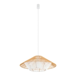 Φωτιστικό Οροφής Japandi M 11157 60x160cm 1xE27 25W Natural-White Nowodvorski