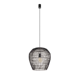 Φωτιστικό Οροφής Haiti S 11166 43x160cm 1xE27 25W Black Nowodvorski