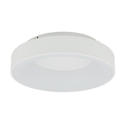 Φωτιστικό Οροφής - Πλαφονιέρα Nikki Round 11200 38x9,5cm 32W Led 3000K White Nowodvorski