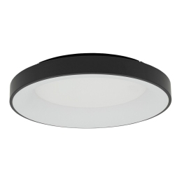 Φωτιστικό Οροφής - Πλαφονιέρα Nikki Round 11212 60x9,5cm 60W Led 4000K Black Nowodvorski