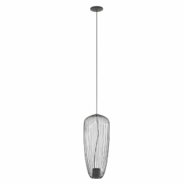 Φωτιστικό Οροφής Pumpkin S 11243 27x200cm 1xGU10 10W Grey Nowodvorski