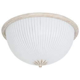 Φωτιστικό Οροφής - Πλαφονιέρα Baron II 5993 White-Gold Nowodvorski Μέταλλο,Γυαλί
