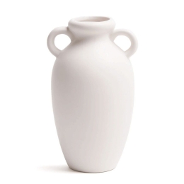 Βάζο Nera 206673 12x11x20cm White Κεραμικό