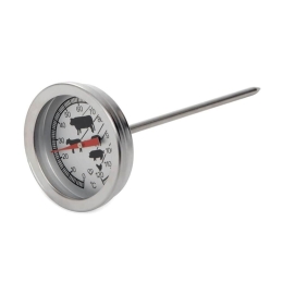 Θερμόμετρο Μαγειρικής Easy Cook 218522 11cm Silver Ανοξείδωτο Ατσάλι