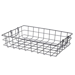 Καλάθι Αποθήκευσης Alver 222373 38x28cm Black Μέταλλο