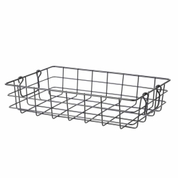 Καλάθι Αποθήκευσης Alver 218826 33x23cm Black Μέταλλο