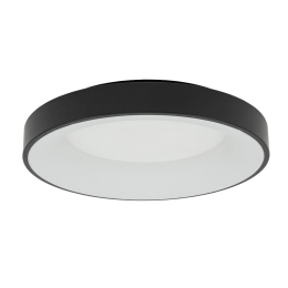 Φωτιστικό Οροφής - Πλαφονιέρα Nikki Round 11211 48x9,5cm 48W Led 4000K Black Nowodvorski