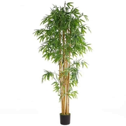 Τεχνητό Δέντρο Μπαμπού NP0076_210 Ύψος 210cm Green New Plan Πλαστικό, Ύφασμα