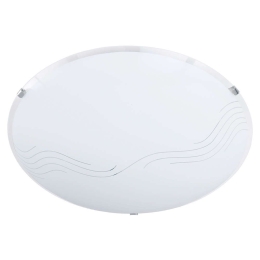 Φωτιστικό Οροφής - Πλαφονιέρα Nora 602100200 White Trio Lighting Γυαλί