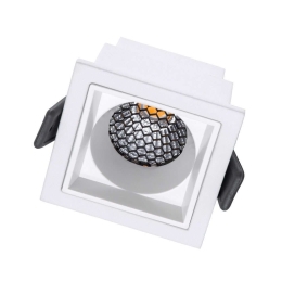 Φωτιστικό Οροφής - Σποτ Χωνευτό Pluto-S 60267 7W Led 6,4x6,4x4,9cm White GloboStar