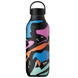 Θερμός S2 Studio Ocean Of Static 500ml Black-Multi Chilly’s Ανοξείδωτο Ατσάλι
