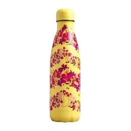 Θερμός Floral Zig Zag Ditsy 500ml Yellow-Pink Chilly’s Ανοξείδωτο Ατσάλι
