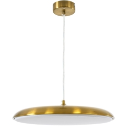 Φωτιστικό Οροφής Baron 60887 Φ40x10cm Led 2880lm 24W Gold Globostar