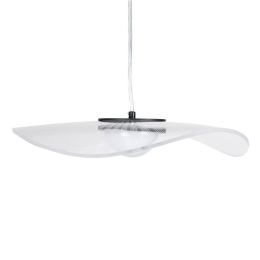 Φωτιστικό Οροφής Acrylica 60974 Φ40cm Led 2240lm 20W Clear-Black Globostar
