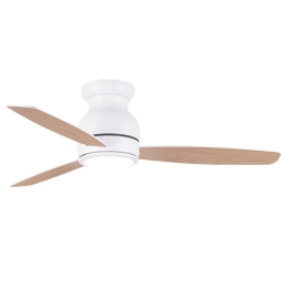 Ανεμιστήρας Οροφής Με Φως 01418 3000K, 4000K, 5000K 132x28cm White-Pine Luma Διάμετρος 132cm