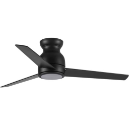 Ανεμιστήρας Οροφής Με Φως 01418 3000K, 4000K, 5000K 132x28cm Black Luma Διάμετρος 132cm