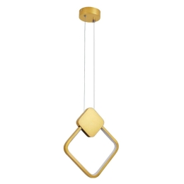Φωτιστικό Οροφής Mary 61084 Led 12W 20x2,3x28,5cm Gold GloboStar