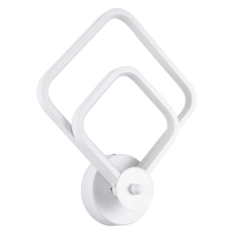 Φωτιστικό Τοίχου - Απλίκα Anna 61086 Led 15W 25x8x30cm White GloboStar Αλουμίνιο