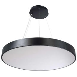 Φωτιστικό Οροφής Με Τηλεχειριστήριο Burton 61204-P Φ80cm Dim Led 11020lm 100W Black Globostar