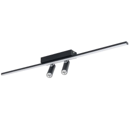Φωτιστικό Οροφής - Σποτ Γραμμικό Baretti 61226 80x5,5x5cm Dim Led 2688lm 24W Black GloboStar