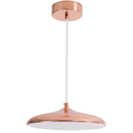 Φωτιστικό Οροφής Baron 61253 Φ25x8cm Led 1440lm 12W Bronze Globostar