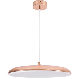 Φωτιστικό Οροφής Baron 61256 Φ40x10cm Led 2880lm 24W Bronze Globostar