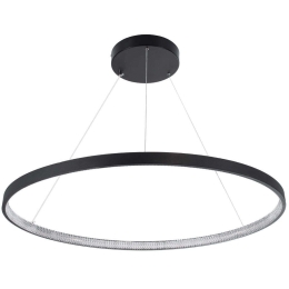 Φωτιστικό Οροφής Με Τηλεχειριστήριο Diamond 61520 Φ80cm Dim Led 7504lm 67W Black Globostar