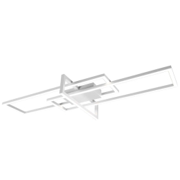 Φωτιστικό Οροφής - Πλαφονιέρα Salinas 620310331 34W Led 100x40x11,5cm White Mat Trio Lighting Μέταλλο