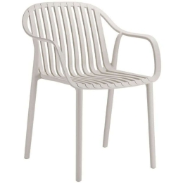 Πολυθρόνα Malva 637-124-003 58x54x78cm White