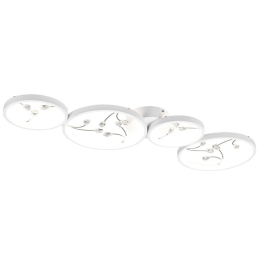 Φωτιστικό Οροφής - Πλαφονιέρα Groovy 642110431 95x40x6cm Dim Led 4800Lm 37W White Trio Lighting
