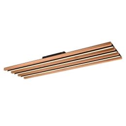 Φωτιστικό Οροφής - Πλαφονιέρα Fontana 648911332 114x6x30cm 1x SMD 44W 5050lm 3000K Brown-Black Trio 