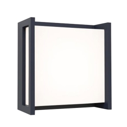 Φωτιστικό Τοίχου Qubo 5195404118 LED 9.5W 4000K 850Lm 7,2x14cm Dark Grey Lutec