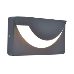 Φωτιστικό Τοίχου Lups 6402801118 LED 14W 3000K 450Lm Dark Grey Lutec
