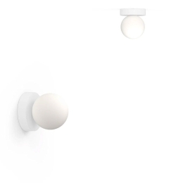 Φωτιστικό Τοίχου Bola Sphere Flush 5 10914 12,7x13,5cm Dim Led 305lm 6W White Pablo Designs