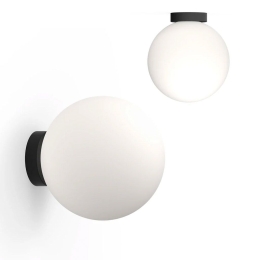 Φωτιστικό Τοίχου Bola Sphere Flush 16 10939 40,5x13,5cm Dim Led 1625lm 20W Black Pablo Designs