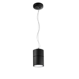 Φωτιστικό Οροφής Κρεμαστό Rubens 6975-42-364 40W 3000K 4200lm 20° On/Off Black Fabas Luce