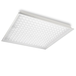 Panel Led Χωνευτό Manet 6981-02-015 3000K 5100lm Prismatic CRI90 On/Off 60x60cm White Fabas Luce Τετράγωνο
