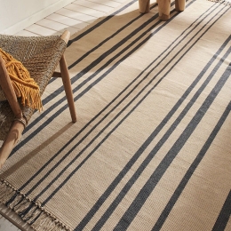 Χαλί Harlow 312 Beige - Graphite Black Gofis Home 130X190cm
