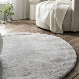 Χαλί Heaven 802/48 Cloud Grey Gofis Home 150X150cm Round