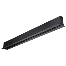 Μαγνητική Ράγα Χωνευτή Kopi VK/04203TR/R/1/B 24V 1m Black VKLed
