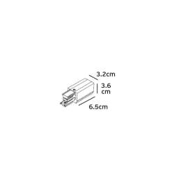 Δεξιός Ρευματοδότης Ράγας VK/24B/B/R IP20 6,5cm Black VKLed