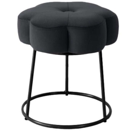 Σκαμπό 719-223-012 38x39cm Black