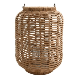 Φανάρι Ψάθινο Umeko 726-124-014 28x38cm Natural Ψάθα