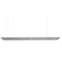 Φωτιστικό Οροφής - Ράγα Mute VK/04564/242G/W/DA 242,5x7,5x10,5cm Led 7400lm 60W 3000K Grey VKLed